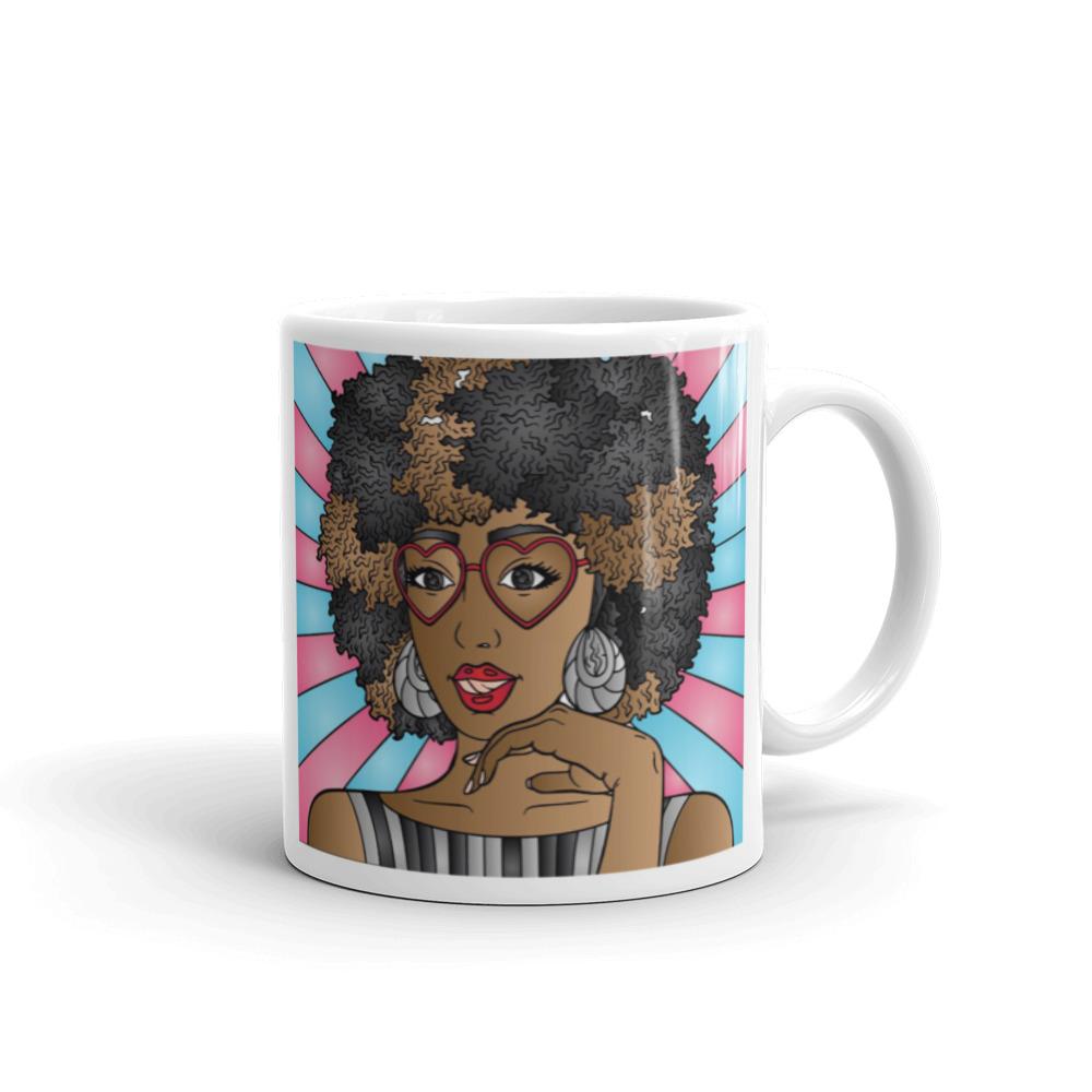 Beautiful Afrocentric Feisty Suzanna Black Women Art 11 Oz Coffee Mug