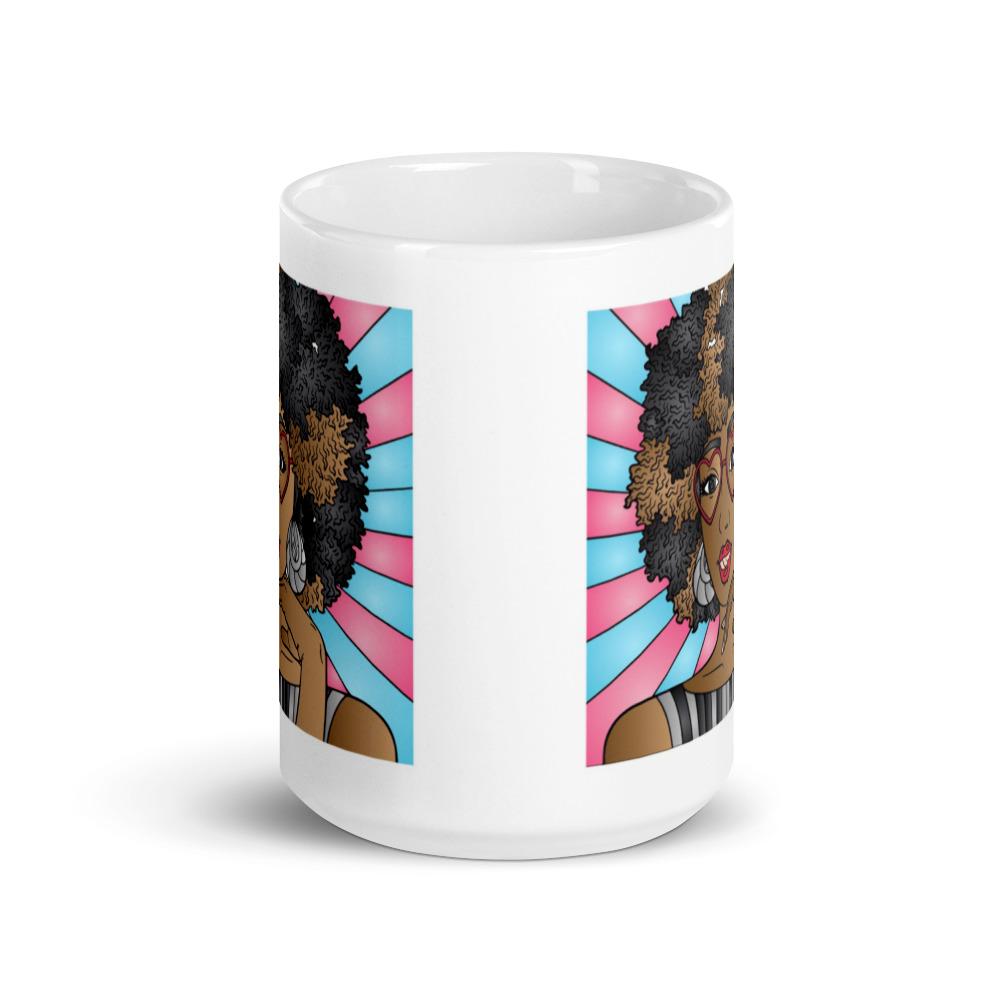 Beautiful Afrocentric Feisty Suzanna Black Women Art 11 Oz Coffee Mug
