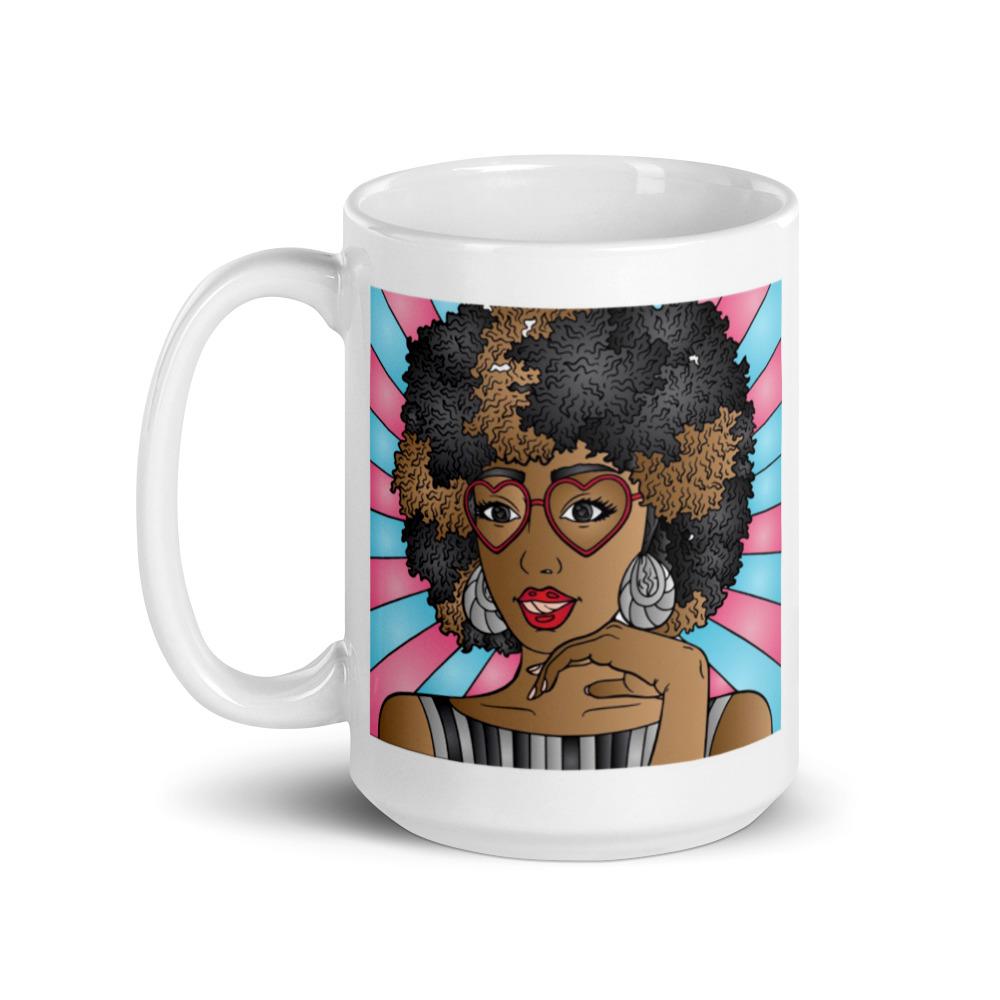 Beautiful Afrocentric Feisty Suzanna Black Women Art 11 Oz Coffee Mug