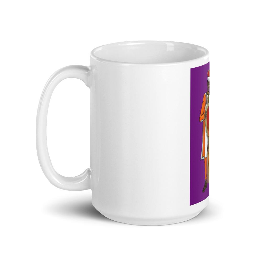 Black Love 11 Oz Ceramic White glossy mug