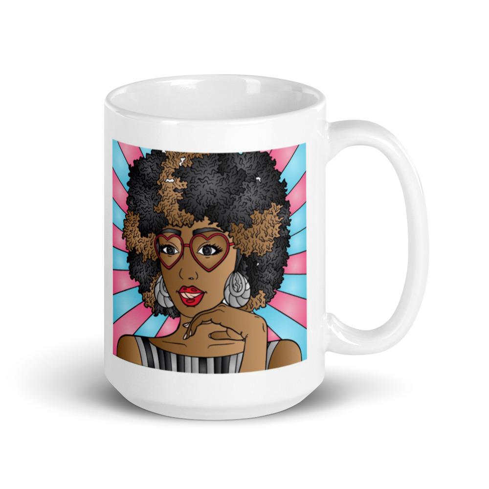 Beautiful Afrocentric Feisty Suzanna Black Women Art 11 Oz Coffee Mug